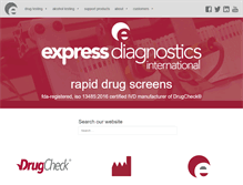 Tablet Screenshot of drugcheck.com